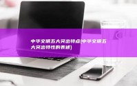 中华文明五大突出特点 (中华文明五大突出特性的表述)